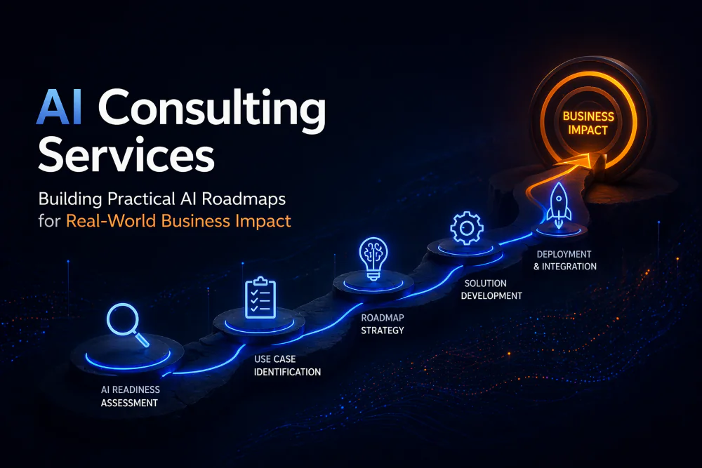 AI Consulting Services: Building Practical AI Roadmaps for Real-World Business Impact blog cover image