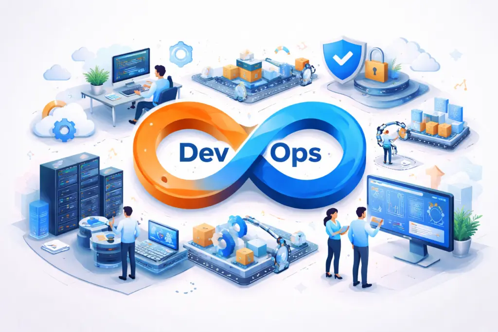 DevOps Automation & Infrastructure as Code illustration